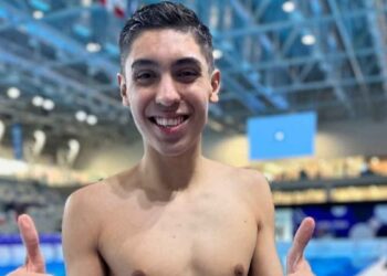 Diego Villalobos gana plata para México en la Copa del Mundo de natación artística