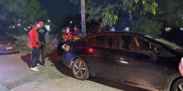 Docente en presunto estado de ebriedad causa choque en el fraccionamiento de Matamoros, Tamaulipas