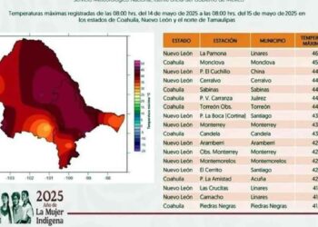 Ejido de Linares, Nuevo León, alcanza temperatura máxima de 46 grados
