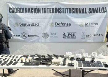 Encuentran más armas, droga y celulares en nuevo operativo en el Penal de Culiacán