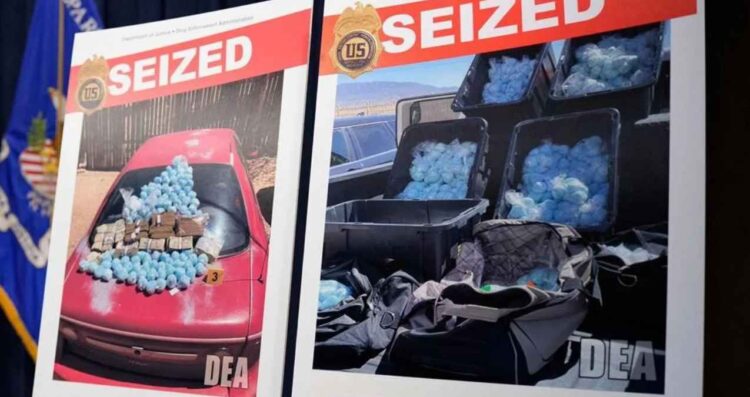 Estados Unidos decomisan 3 millones de pastillas de fentanilo
