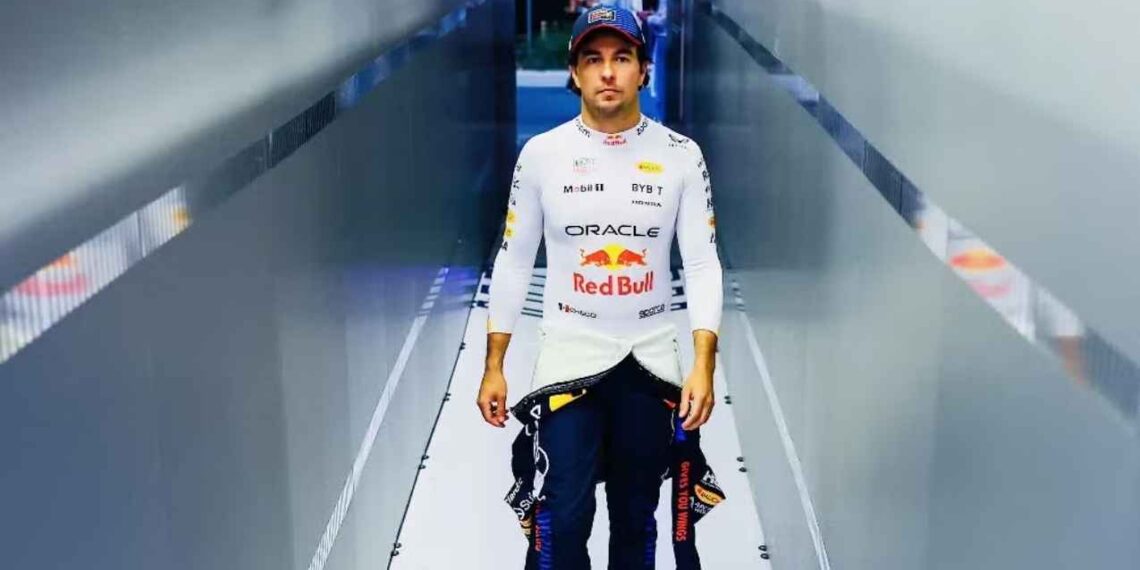 llegada Checo Pérez Cadillac