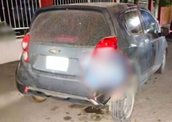 Motociclista choque El Mante