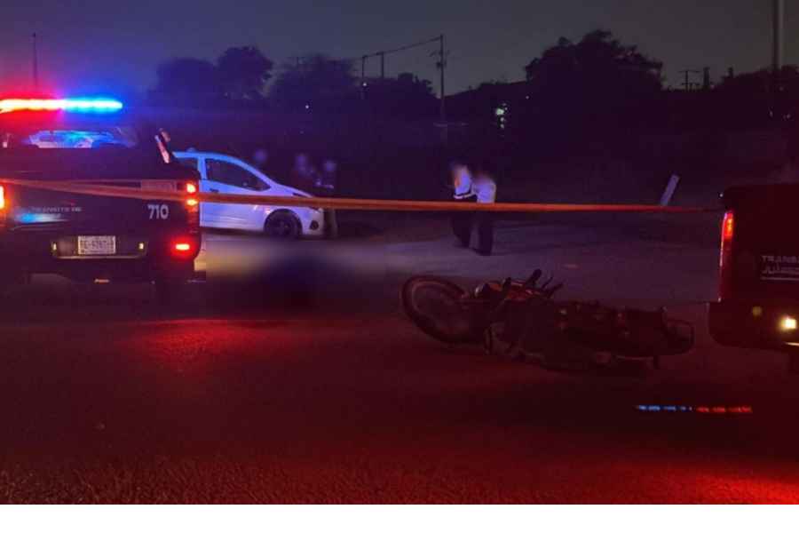 Fallece motociclista al derrapar en la Carretera Juárez-Apodaca