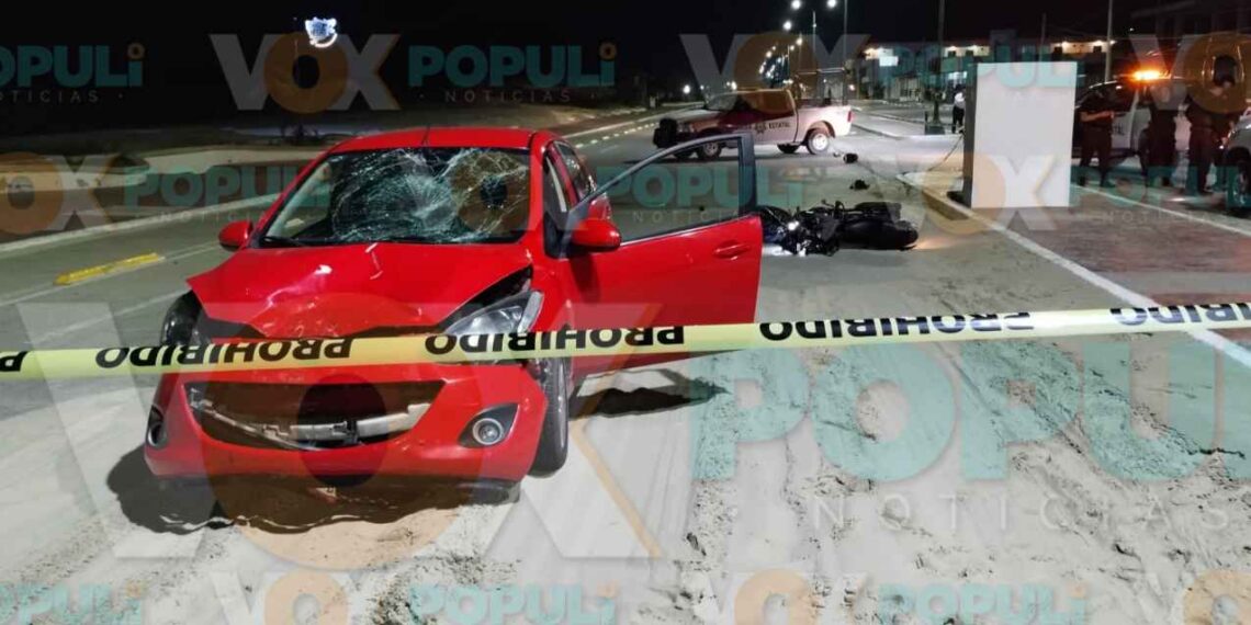 Fallece segunda joven tras accidente en moto en Playa Miramar, de Cd. Madero, Tamaulipas