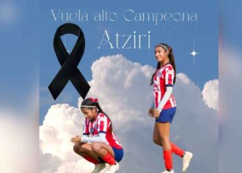 Falleció en pleno partido Atziri Galeana, joven futbolista