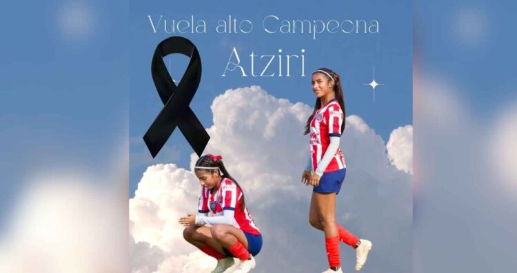 Falleció en pleno partido Atziri Galeana, joven futbolista