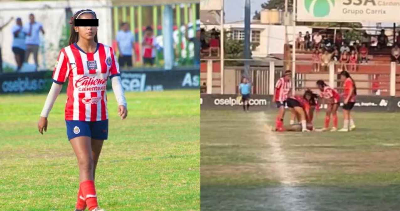 Falleció en pleno partido Atziri Galeana, joven futbolista