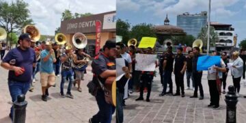 Familiares y amigos de los integrantes del Grupo Fugitivo realizan manifestación pacífica en Reynosa, Tamaulipas