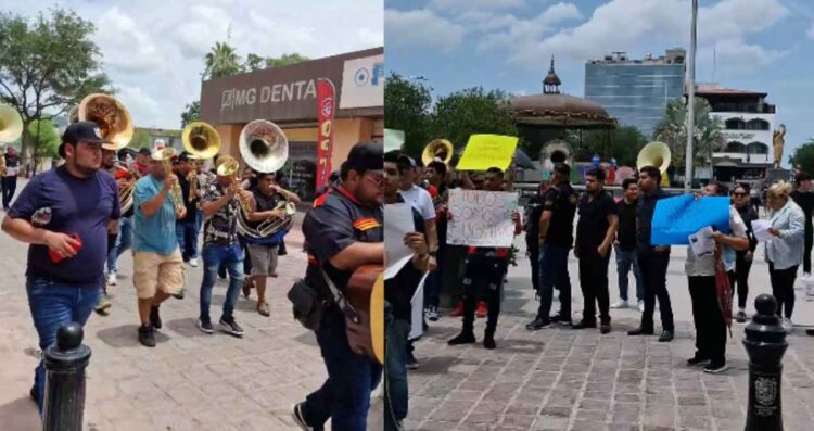Familiares y amigos de los integrantes del Grupo Fugitivo realizan manifestación pacífica en Reynosa, Tamaulipas