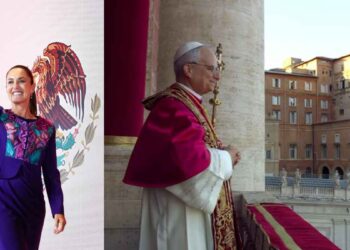 “Felicitamos a su santidad León XIV”: Claudia Sheinbaum envía mensaje al nuevo Papa, Robert Prevost 