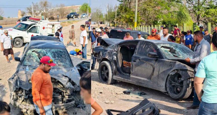 Fuerte accidente en González, Tamaulipas, deja 4 heridos