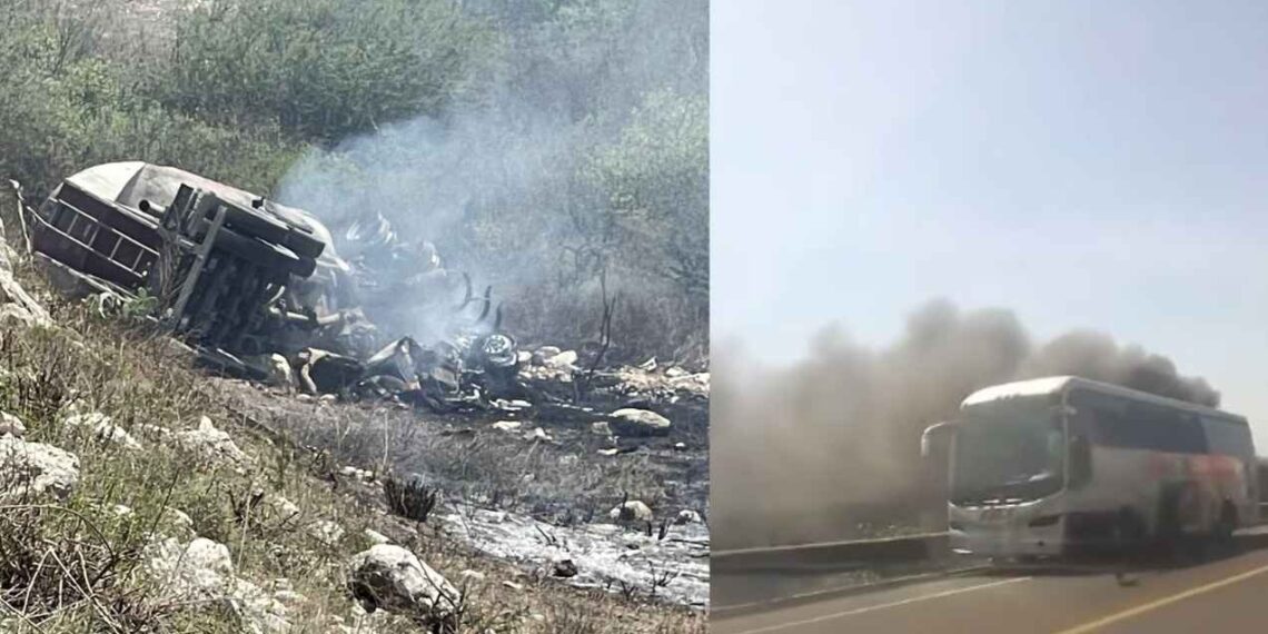 Fuerte accidente en la Carretera Cuacnopalan-Oaxaca deja varios muertos