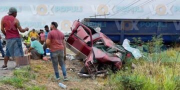 Fuerte accidente en la carretera Tampico-Valles, deja dos heridos