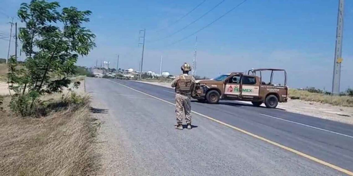 Fuga de gas obliga al cierre momentáneo de la carretera Reynosa-Monterrey