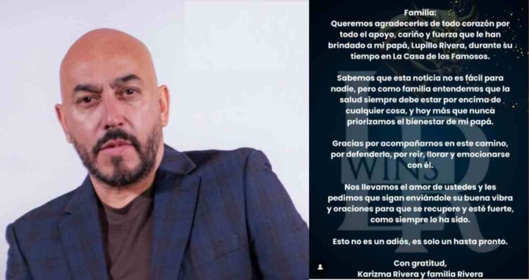 Hija de Lupillo Rivera pide oraciones para su papá en redes sociales
