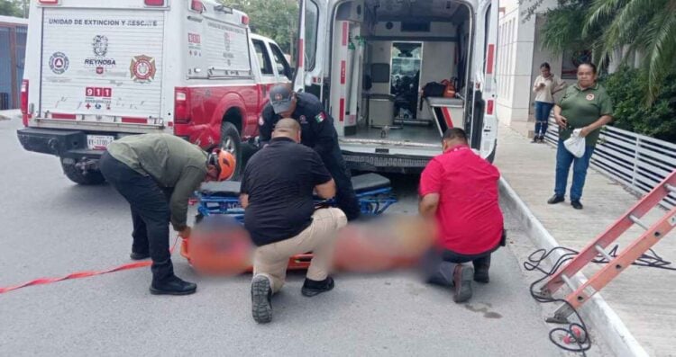 Hombre cae Reynosa