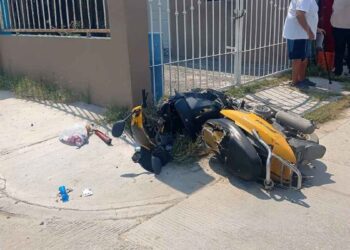 hombre joven motocicleta Nuevo Laredo