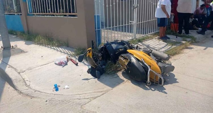 hombre joven motocicleta Nuevo Laredo