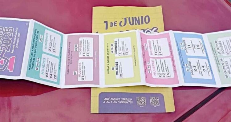 INE acordeones elección judicial