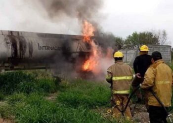 Incendio en Cadereyta