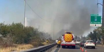 incendio río Santa Catarina