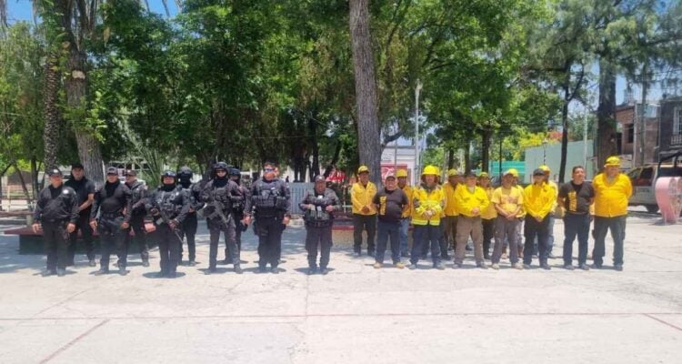 Incendio forestal en Jaumave
