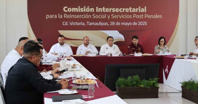 Instala SSPT Comisión Intersecretarial para la Reinserción Social y Servicios Post Penales del Estado de Tamaulipas