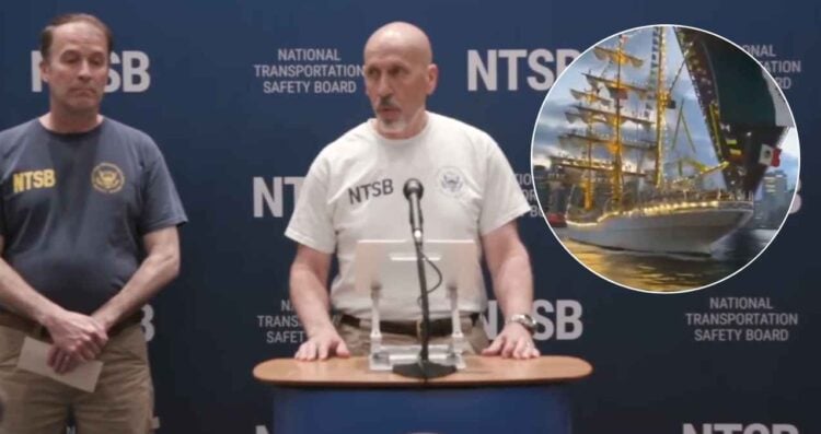 Investigación choque del buque Escuela Cuauhtémoc contra el puente de Brooklyn en Nueva York podría tardar 30 días: NTSB
