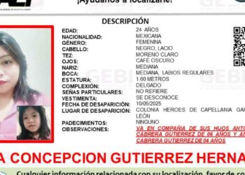 Joven madre desaparece junto a sus 2 hijos en García, Nuevo León