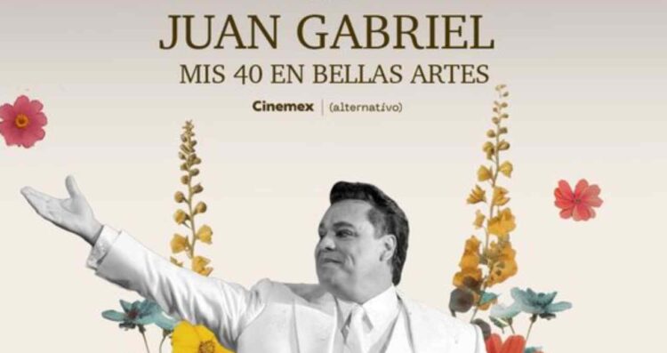 Juan Gabriel regresa al cine con su histórico concierto en Bellas Artes