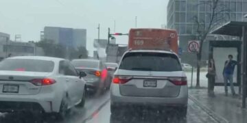 Lluvia intensa Monterrey