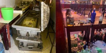 Localizan ataúdes que usaban como hieleras en un salón de fiestas clandestino en la CDMX | IMÁGENES