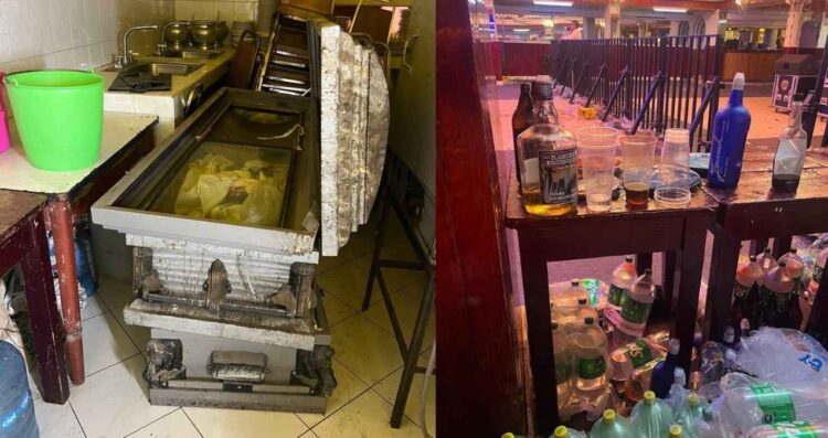 Localizan ataúdes que usaban como hieleras en un salón de fiestas clandestino en la CDMX | IMÁGENES