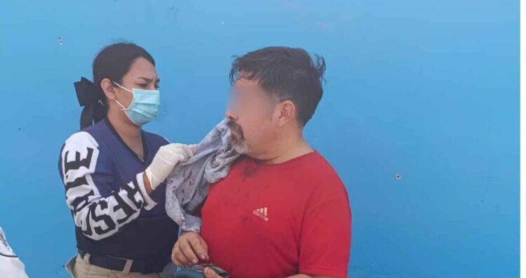 hombre cuatrimoto Matamoros