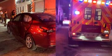 Camioneta provoca accidente vial y huye del lugar en Matamoros