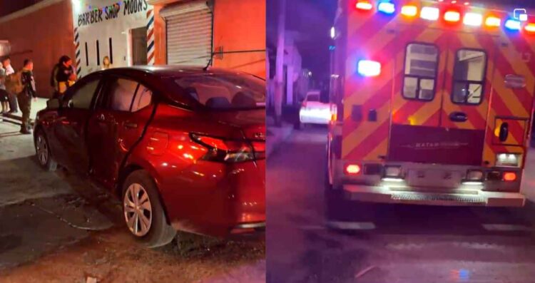 Camioneta provoca accidente vial y huye del lugar en Matamoros