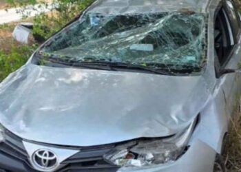 Madre hija lesionadas volcar Ocampo