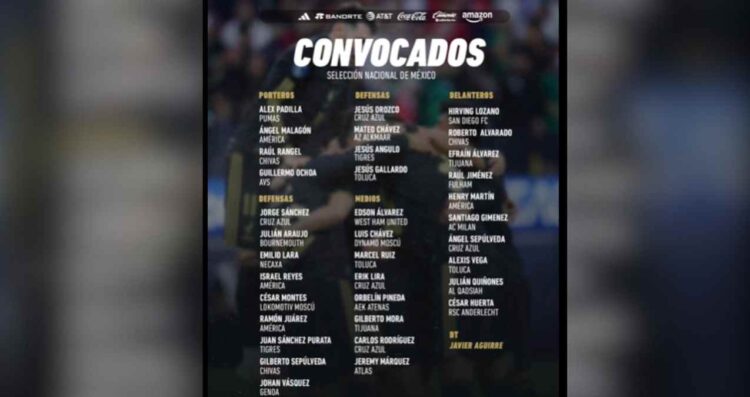 Memo Ochoa y 'Chucky' Lozano encabezan la lista de México para amistosos