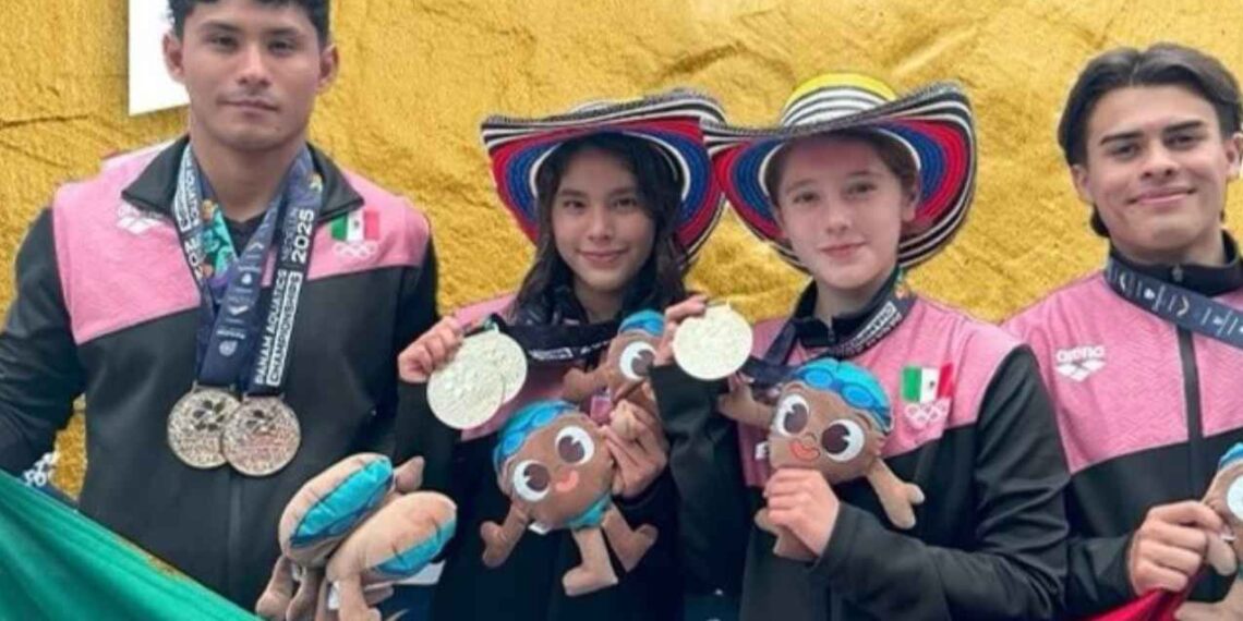 México arrasa en clavados y lidera el medallero del Panamericano de Deportes Acuáticos Medellín 2025