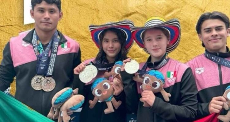 México arrasa en clavados y lidera el medallero del Panamericano de Deportes Acuáticos Medellín 2025