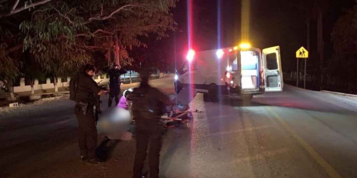 Motociclista arrolla y mata a mujer de la tercera edad en El Mante, Tamaulipas