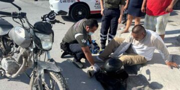 motociclista lesiones Matamoros