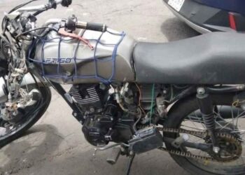 Motociclista derrapa Tlalpan