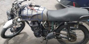 Motociclista derrapa Tlalpan