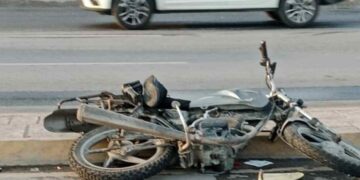 Motociclista grave tras fuerte accidente vial en Reynosa, Tamaulipas
