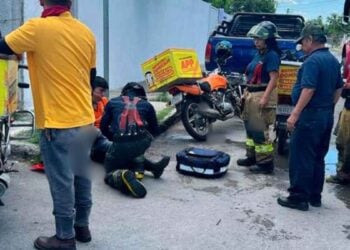 Motociclista herido Laredo