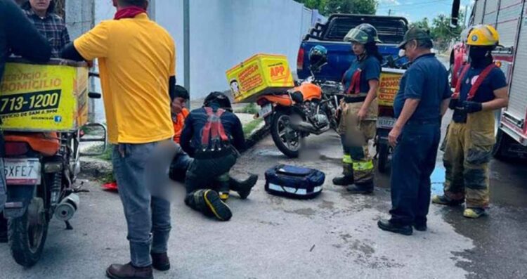 Motociclista herido Laredo