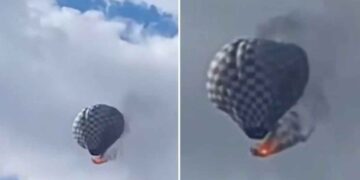 Muere una persona tras incendiarse globo aerostático en festival de Zacatecas