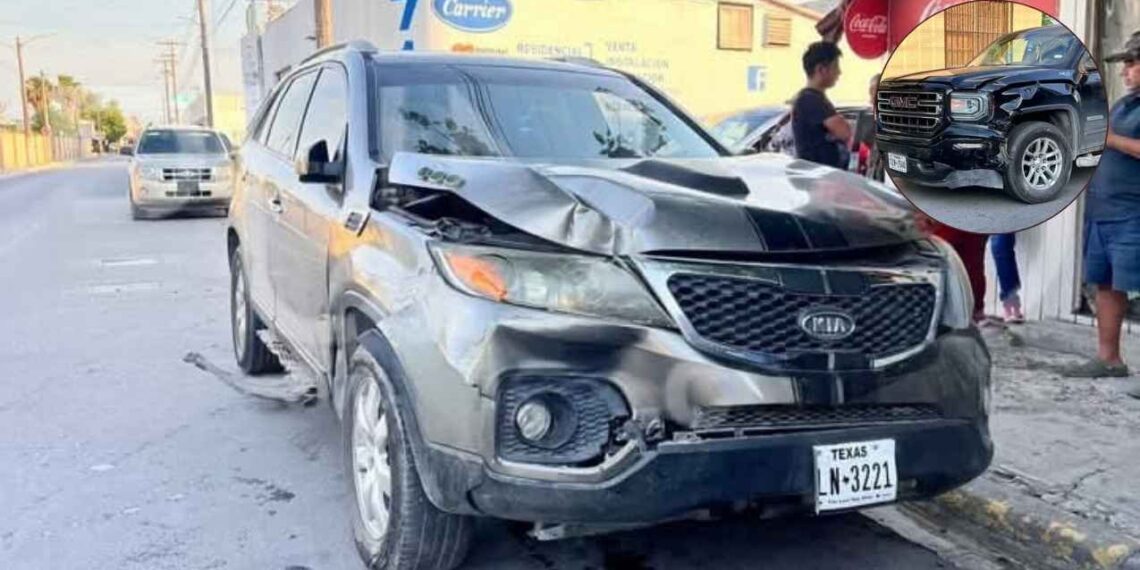 Accidente vial Matamoros mujer lesionada
